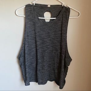 Grey lulu lemon workout tank